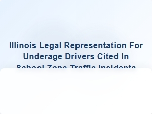 Legal Help for Teens Cited in School Zone Accidents in Illinois